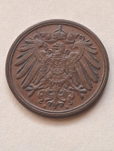 Niemcy 1 Pfenning Wilhelm II 1915 r A Niemcy 1 Pfenning Wilhelm II 1915 r A