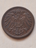 Niemcy 1 Pfenning Wilhelm II 1916 r A Niemcy 1 Pfenning Wilhelm II 1916 r A