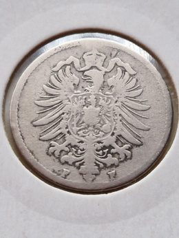 Niemcy 10 Pfenning Wilhelm I .II 1873 r F