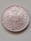 Niemcy 3 Marki Wirtembergia 1912 r Niemcy 3 Marki Wirtembergia 1912 r