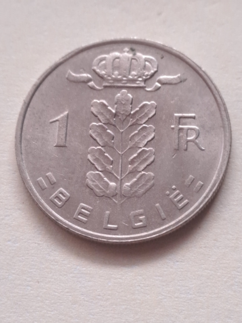 Belgia 1 Frank 1979 r Belgia 1 Frank 1979 r