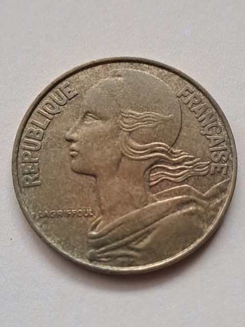 Francja 20 Centimes 1991 r Francja 20 Centimes 1991 r