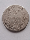 Królestwo Kongresowe 2 złote 1830 r Królestwo Kongresowe 2 złote 1830 r