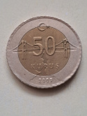 Turcja 50 Kurus 2009 r Turcja 50 Kurus 2009 r