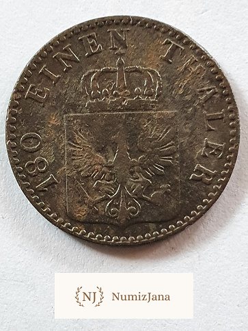 2 Pfennigi Prusy 1864 r 2 Pfennigi Prusy 1864 r