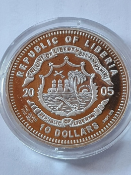 Australia 10 Dollars Liberia 2005