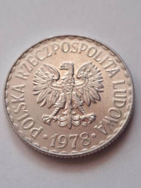 1 złoty 1978 r 1 złoty 1978 r