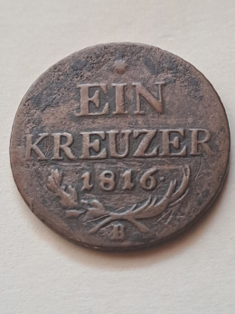 Austria 1 Krajcar 1816 r B
