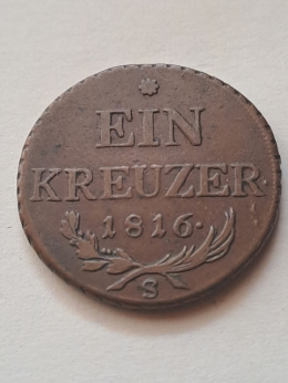 Austria 1 Krajcar 1816 r S