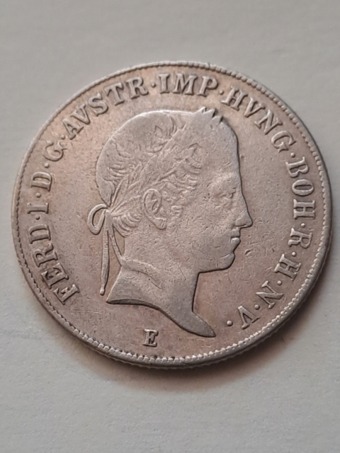 Austria 20 Krajcarów 1845 r Austria 20 Krajcarów 1845 r