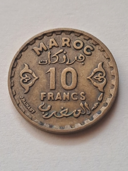 Maroko 10 Franków 1952 r