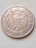 Niemcy 25 Pfenning Wilhelm II 1910 r A Niemcy 25 Pfenning Wilhelm II 1910 r A