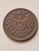 Niemcy 1 Pfenning Wilhelm II 1907 r A Niemcy 1 Pfenning Wilhelm II 1907 r A