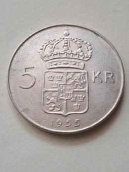 Szwecja 5 Koron 1955 r