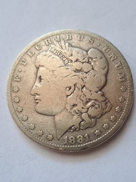USA Dollar Morgan 1881 r O USA Dollar Morgan 1881 r O