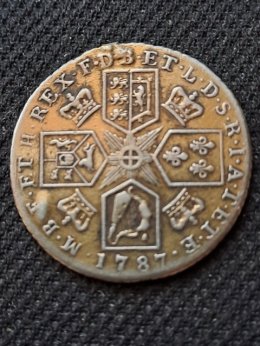 Wielka Brytania 1 szyling Jerzy III 1787 r