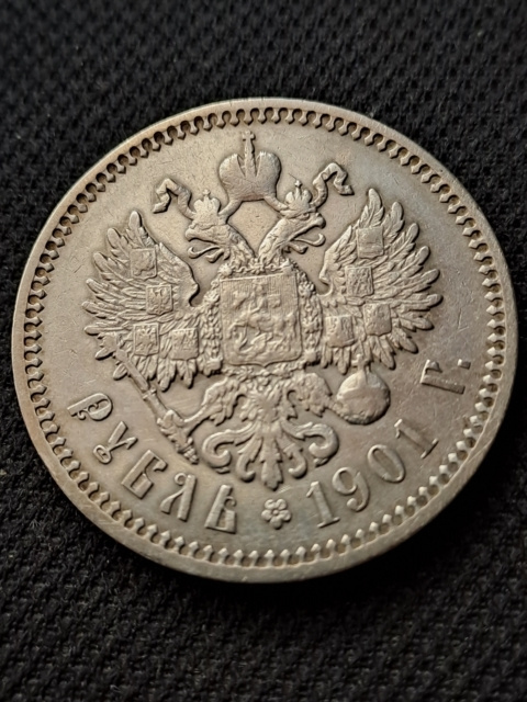 Rosja Rubel Mikołaj II 1901 r rant Ф.3 Rosja Rubel Mikołaj II 1901 r rant Ф.3