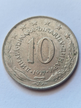 Jugosławia 10 Dinarów 1977 r