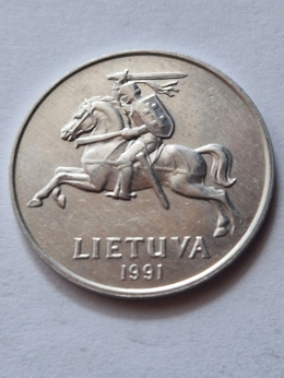 Litwa 5 Centai 1991 r