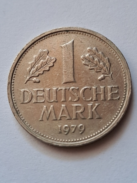 Niemcy 1 Marka 1979 r F Niemcy 1 Marka 1979 r F