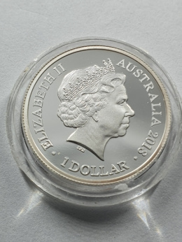 Australia 1 Dollar Elizabeth II 2018 r rzadki