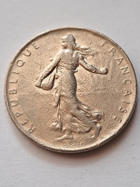 Francja 1 Frank 1960 r Francja 1 Frank 1960 r