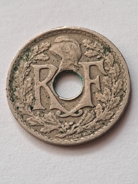 Francja 5 Centymów 1925 r Francja 5 Centymów 1925 r