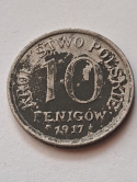 Królestwo Polskie 10 Fenigów 1917 r Królestwo Polskie 10 Fenigów 1917 r