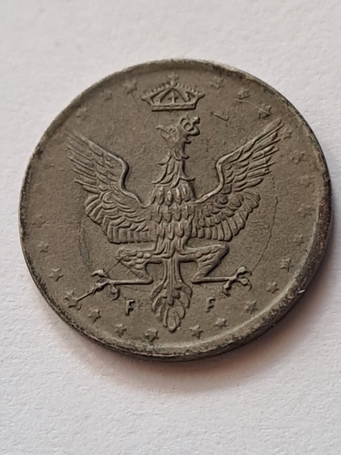 Królestwo Polskie 5 Fenigów 1918 r Królestwo Polskie 5 Fenigów 1918 r