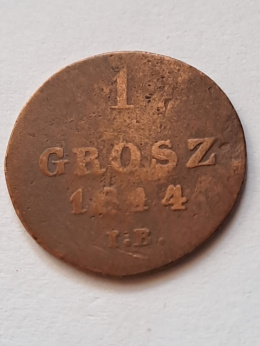 Księstwo Warszawskie 1 Grosz 1814 r