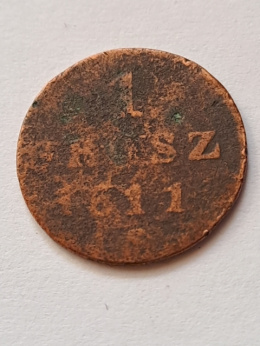 Księstwo Warszawskie 1 Grosz 1811 r