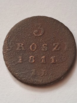 Księstwo Warszawskie 3 Grosze 1811 r