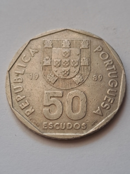 Portugalia 50 escudo 1988 r