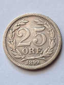 Szwecja 25 Ore 1899 r Szwecja 25 Ore 1899 r