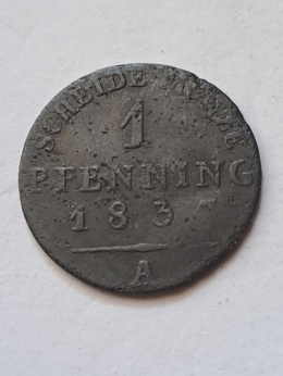 Niemcy 1 Pfenning 1837 r
