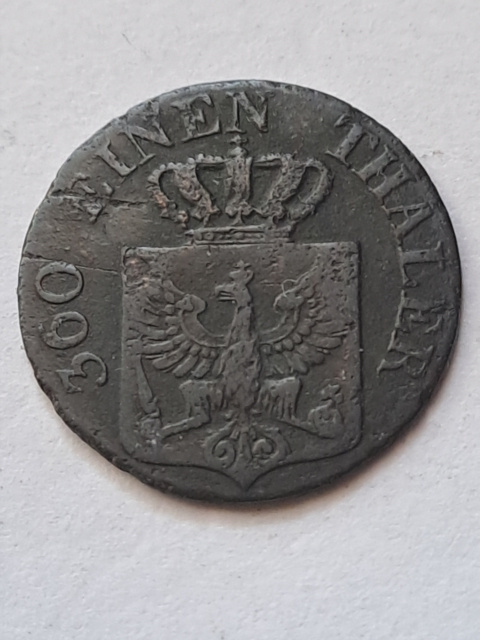 Niemcy 1 Pfenning 1837 r Niemcy 1 Pfenning 1837 r