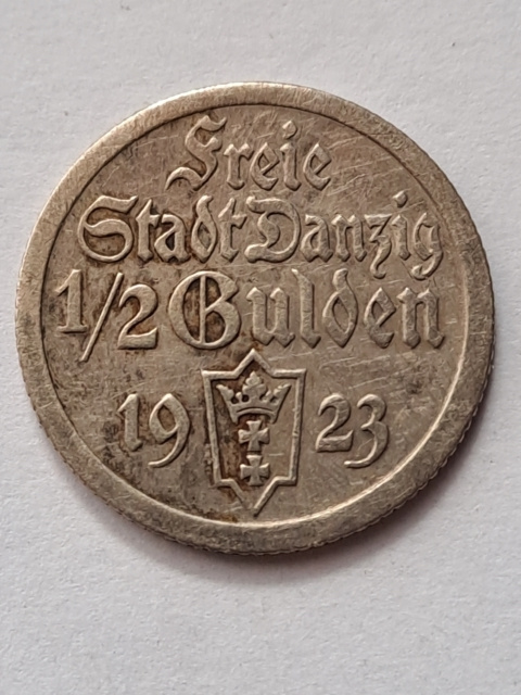 WMG 1/2 Guldena 1923 r WMG 1/2 Guldena 1923 r