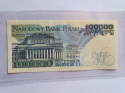 100000 zł S. Moniuszko 1990 r seria BA 100000 zł S. Moniuszko 1990 r seria BA