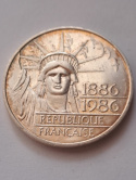 Francja 100 Franków Statua 1986 r