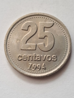 Argentyna 25 Centavos 1994 r