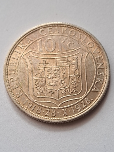 Czechosłowacja 10 Koron 1928 r Czechosłowacja 10 Koron 1928 r