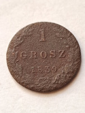 Królestwo Polskie 1 Grosz 1839 r Królestwo Polskie 1 Grosz 1839 r