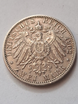 Niemcy 2 Marki Badenia 1902 r