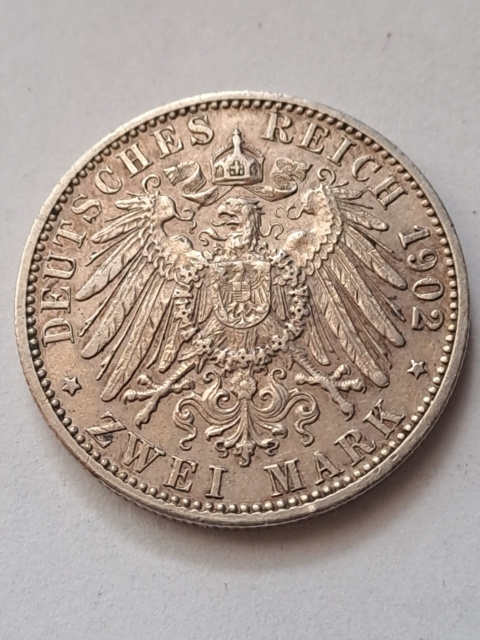 Niemcy 2 Marki Badenia 1902 r Niemcy 2 Marki Badenia 1902 r
