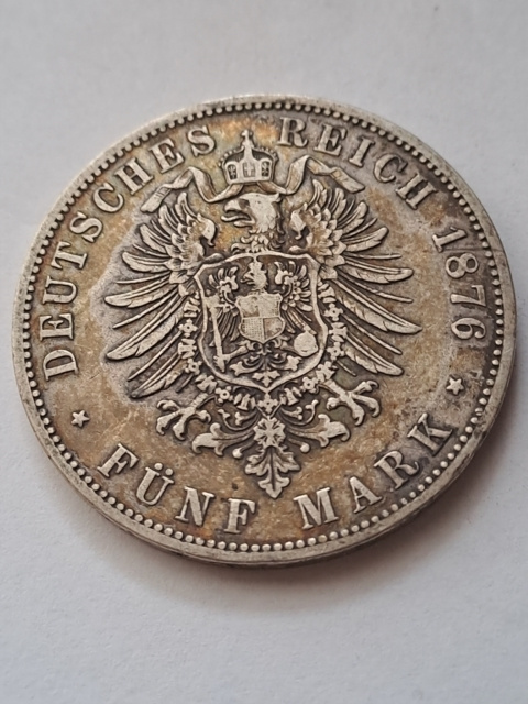 Niemcy 5 Marek Prusy 1876 r Niemcy 5 Marek Prusy 1876 r