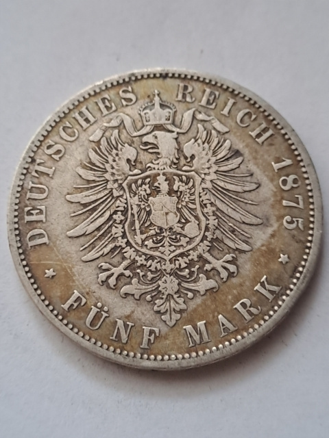 Niemcy 5 Marek Prusy 1875 r Niemcy 5 Marek Prusy 1875 r