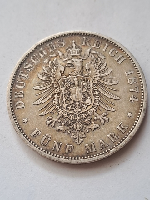 Niemcy 5 Marek Prusy 1874 r Niemcy 5 Marek Prusy 1874 r