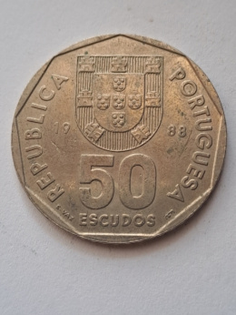 Portugalia 50 escudo 1988 r