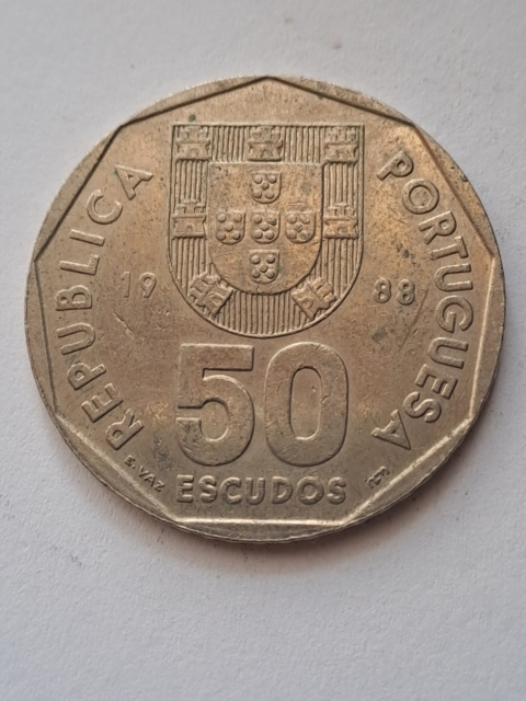 Portugalia 50 escudo 1988 r Portugalia 50 escudo 1988 r