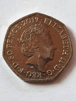 Wielka Brytania 50 Pence Paddington 2019 r